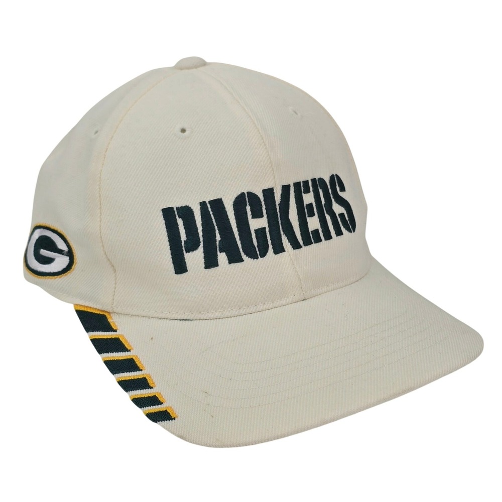 Vintage Green Bay Packers Sports Specialties Pro Line Hat White NFL Football Cap